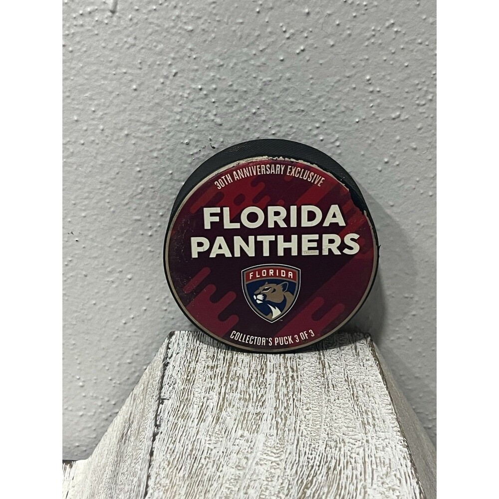 Florida Panthers 30th Anniversary Exclusive Collector’s puck Edition 3 of 3